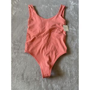 Anthropologie Intimately Free People Women's XS/S Bodysuit Peach Pink